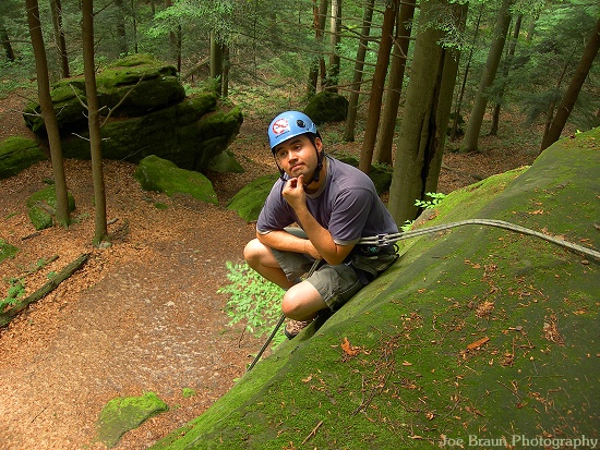 Climbing and Rappelling Area (Hocking Hills) &copy; 2006 Joe Braun Photography