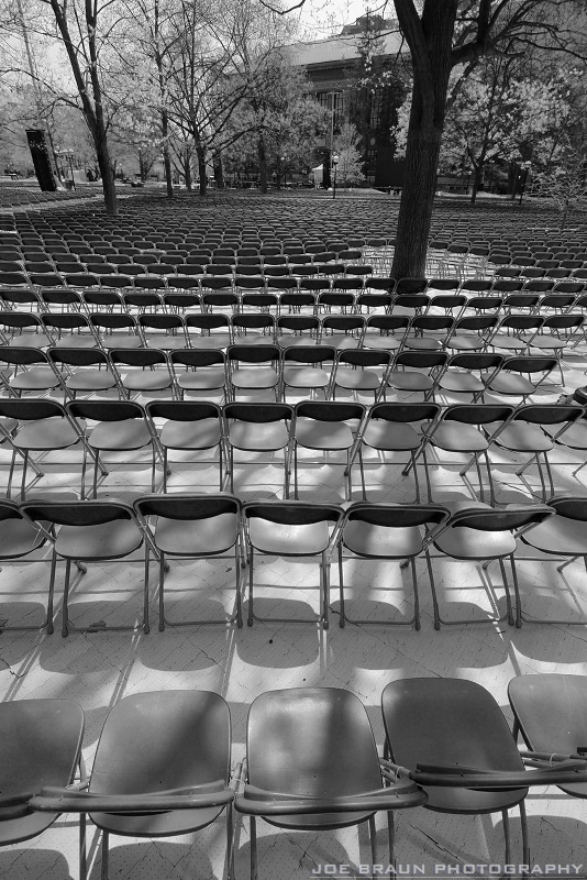 UM Commencement Chairs 2008 (Ann Arbor, Michigan) -- &copy; 2008 Joe Braun Photography