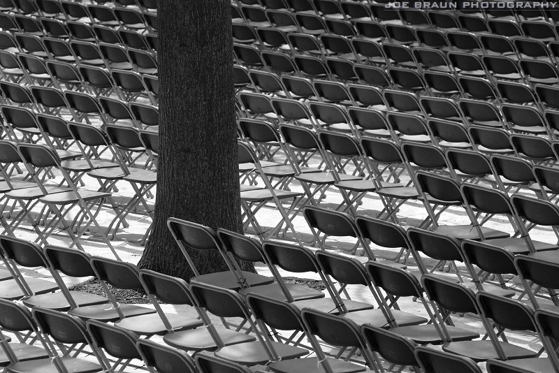 UM Commencement Chairs 2008 (Ann Arbor, Michigan) -- &copy; 2008 Joe Braun Photography