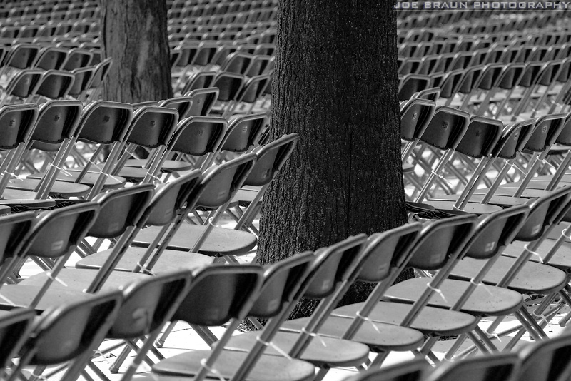 UM Commencement Chairs 2008 (Ann Arbor, Michigan) -- &copy; 2008 Joe Braun Photography