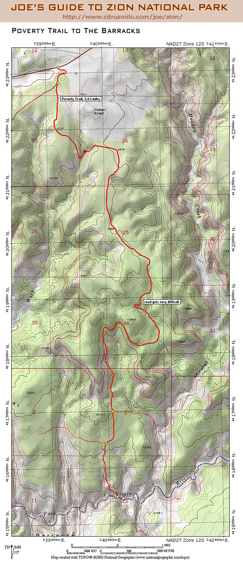 Joe Braun - Map for Poverty Trail
