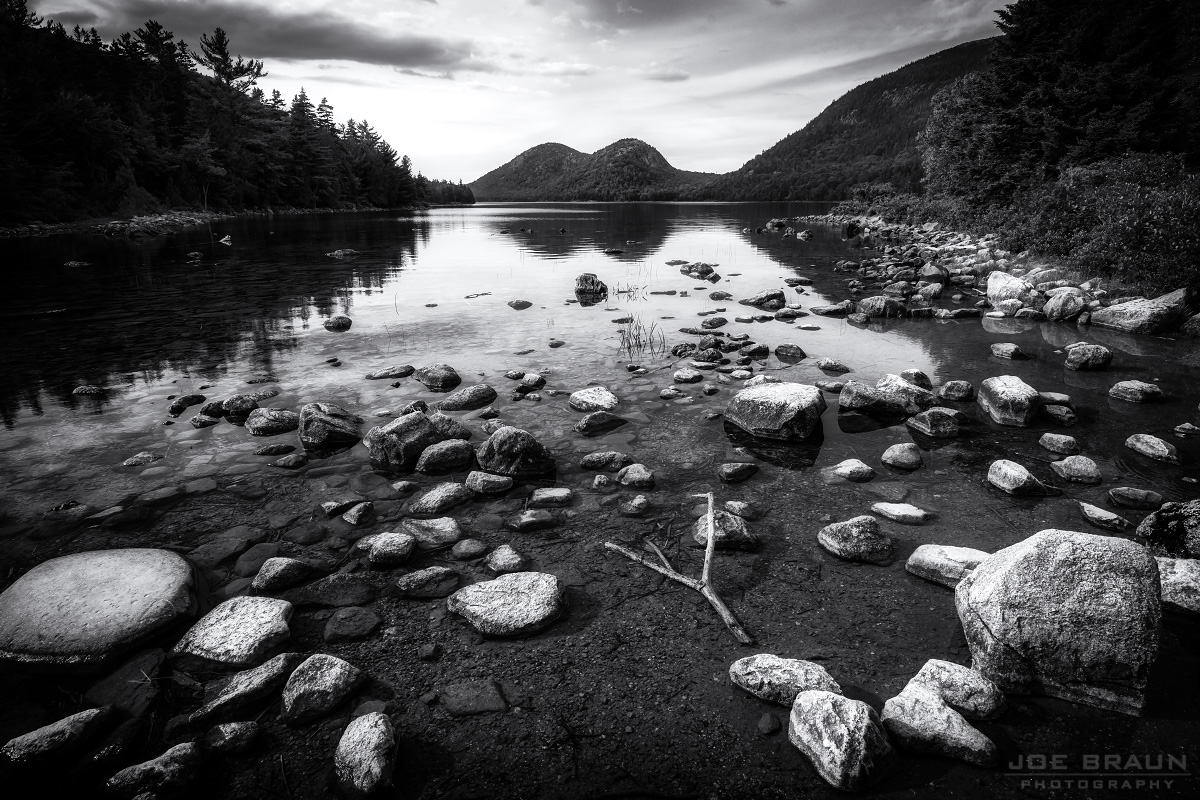 The Bubbles seen from the south end of Jordan Pond (Acadia National Park) -- &copy; 2024 Joe Braun Photography