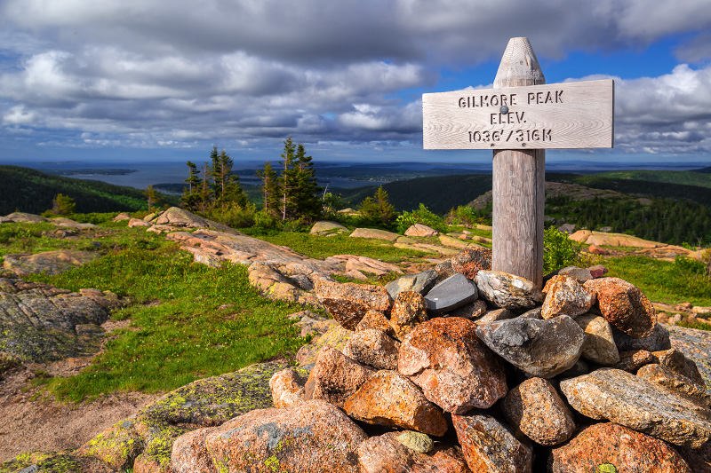 Bald Peak, Parkman Mountain, and Gilmore Peak (Acadia National Park)