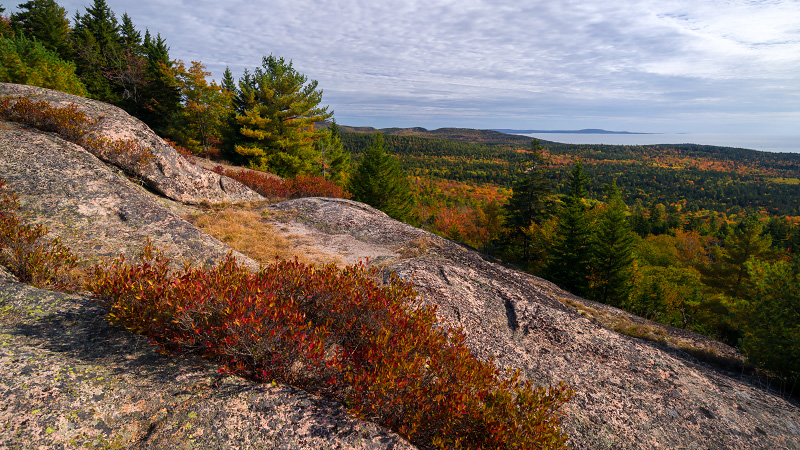Day Mountain and The Triad (Acadia National Park)