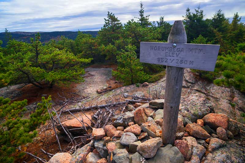Norumbega Mountain via Goat Trail (Acadia National Park)
