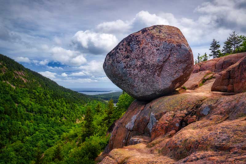 South Bubble Mountain and Bubble Rock (Acadia National Park)