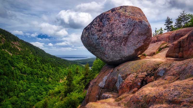 South Bubble Mountain and Bubble Rock (Acadia National Park)