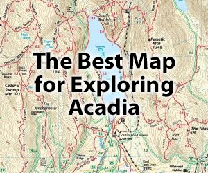 Map Adventures Acadia National Park Trail Map