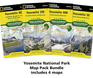National Geographic Yosemite National Park Map Pack