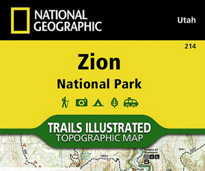 National Geographic Zion Map