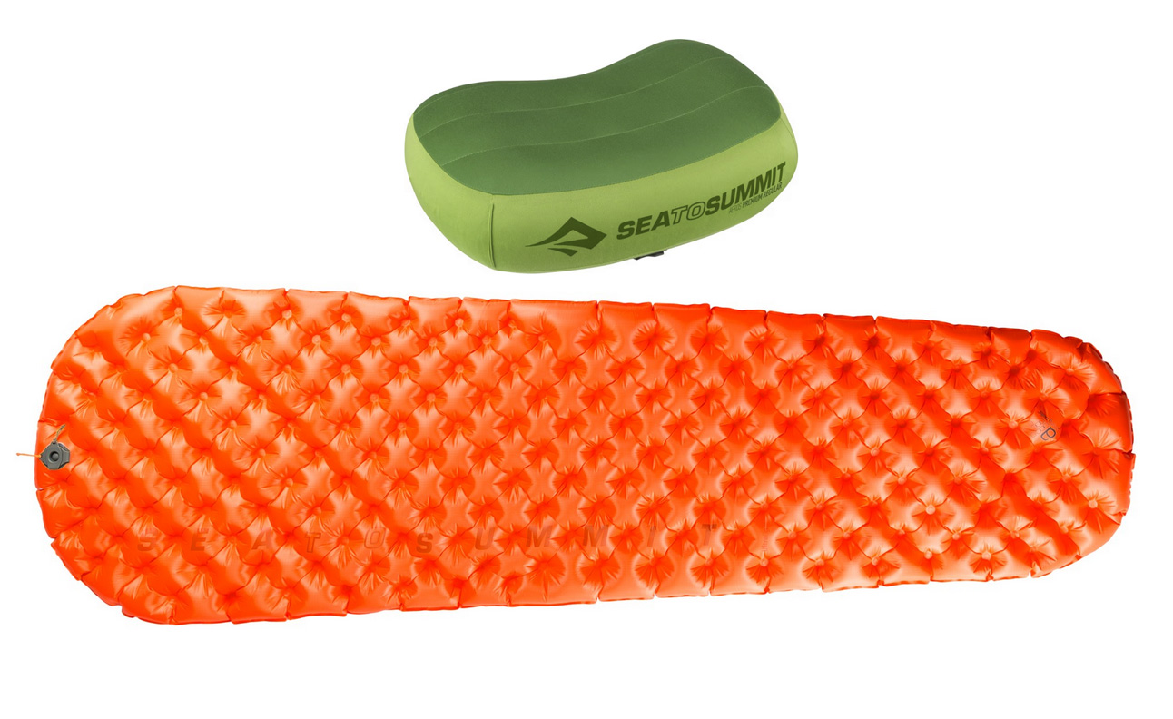 Sleeping Pad and Inflatable Pillow