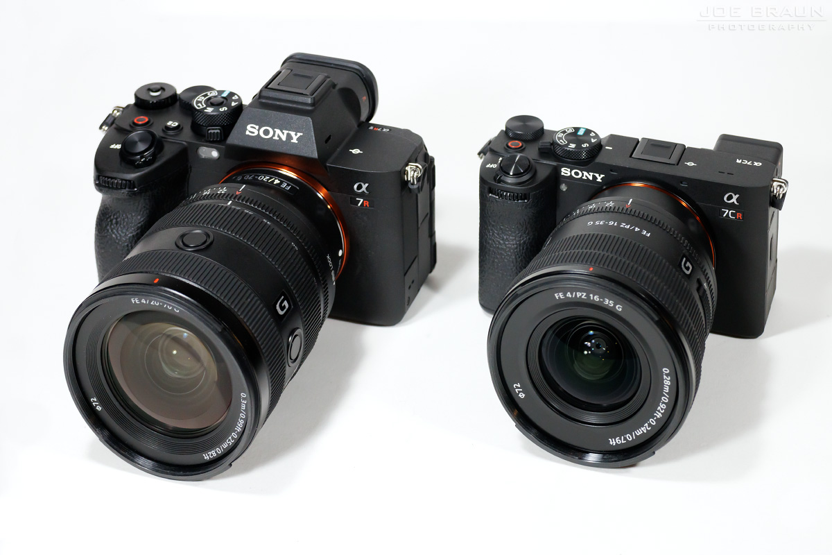 Sony A7r5 and Sony A7Cr cameras -- © 2023 Joe Braun Photography