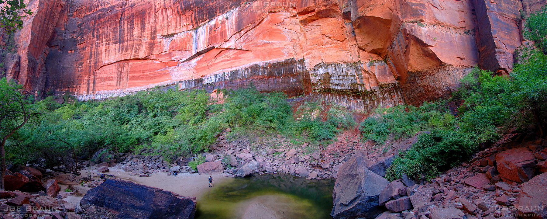 Emerald Pools Trail Panorama (Zion National Park) -- &copy; 2007 Joe Braun Photography
