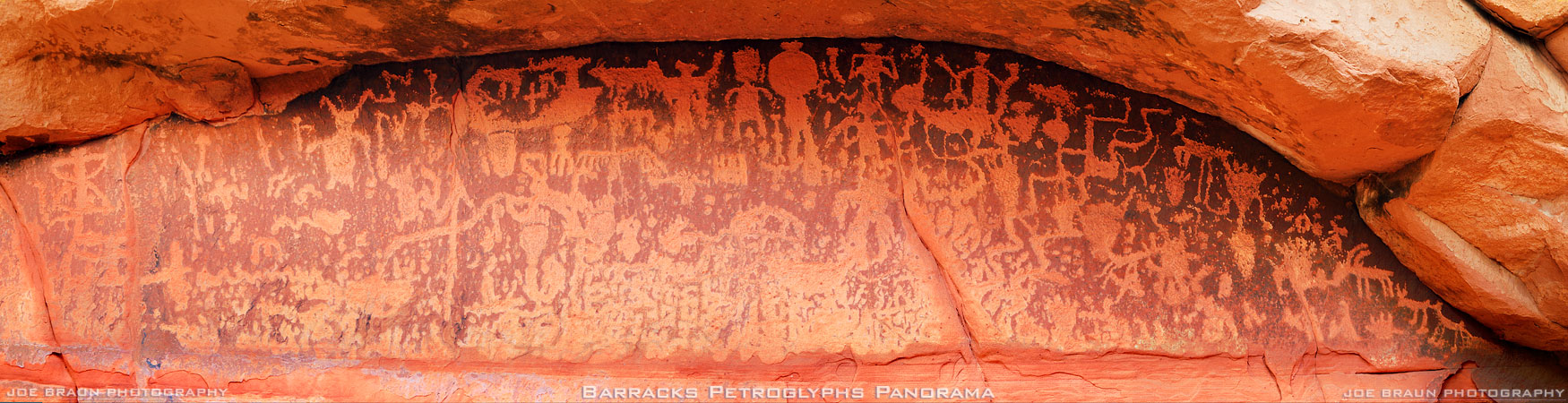 Barracks Petroglyphs Panorama (Zion National Park) -- © 2009 Joe Braun Photography