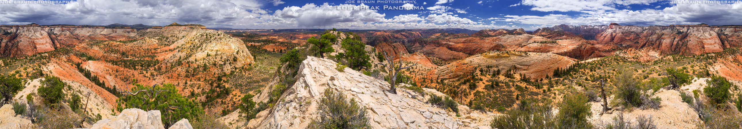 Lost Peak Panorama (Zion National Park) -- &copy; 2013 Joe Braun Photography