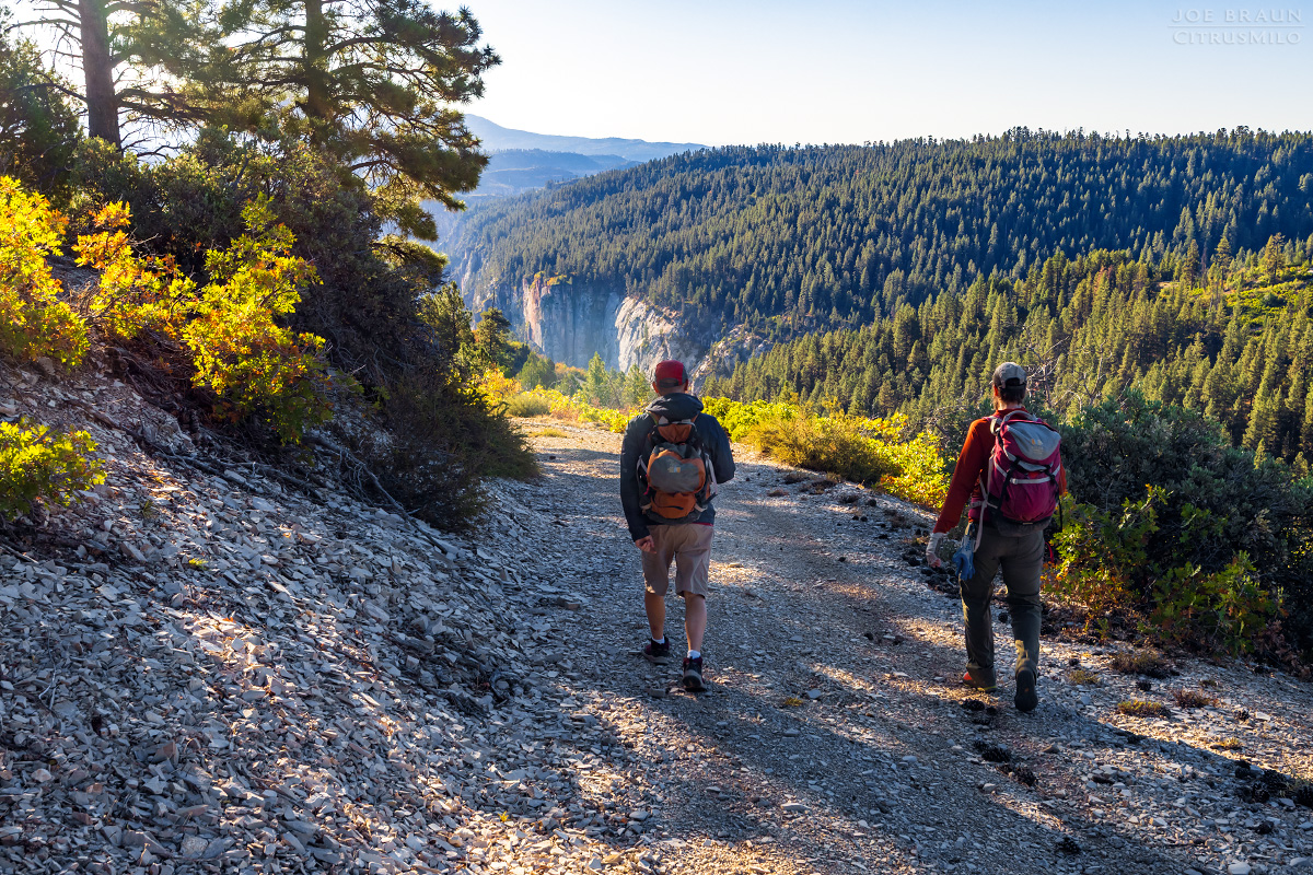 the approach hike to Boundary Canyon (Zion National Park) -- &copy; 2024 Joe Braun Photography