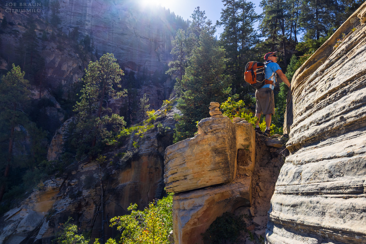 the dreaded MIA exit hike (Zion National Park) -- &copy; 2024 Joe Braun Photography