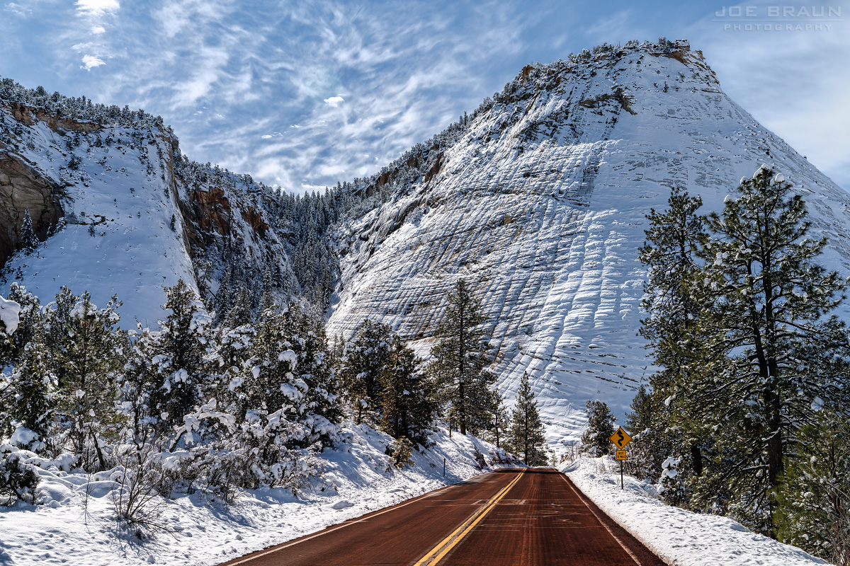 Zion National Park winter snow (Zion National Park) -- &copy; 2024 Joe Braun Photography