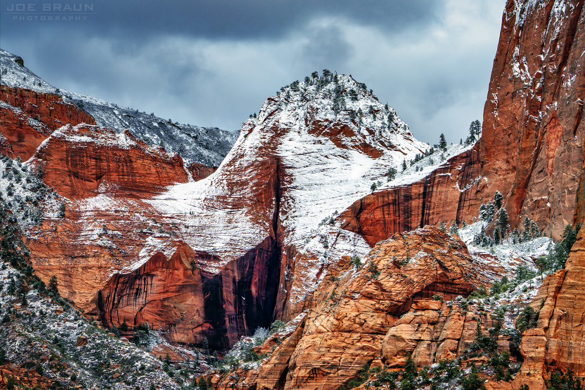 Zion National Park winter snow (Zion National Park) -- &copy; 2024 Joe Braun Photography
