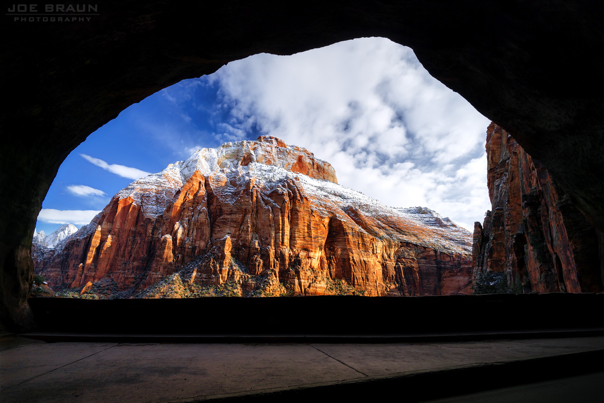 Zion National Park winter snow (Zion National Park) -- &copy; 2024 Joe Braun Photography