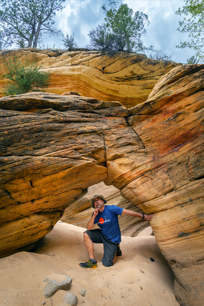 Clear Creek (and Hobbit Hole) photo (Zion National Park) -- &copy; 2026 Joe Braun Photography